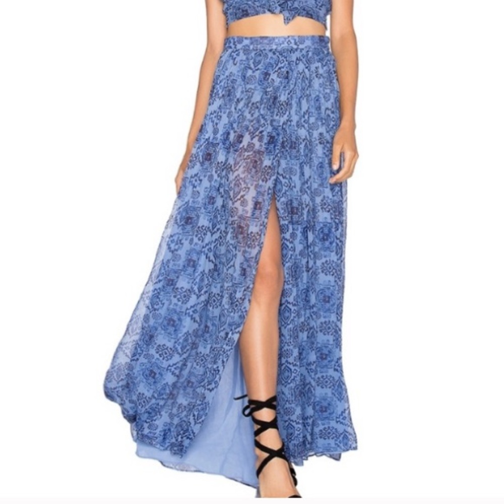 Majorelle Taos Maxi Skirt w/slit NWT
